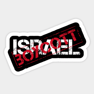 Boycott Israel 3 Sticker